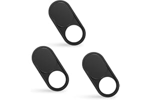 imluckies 3 Pack Webcam Cover Slide, 0.023 inch Ultra-Thin Metal Camera Cover for Laptop Computer, MacBook Pro/Air iMac iPad Tablet iPhone 8/7/6 Plus, Echo Show/Spot Web Camera Privacy Covers