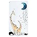JumpOff Jo - Fitted Crib Sheet, Super Soft Breathable 100% Cotton Baby Crib Sheet for Standard Crib Mattresses and Toddler Beds, 28 in. x 52 in. - Giraffe and a Calf