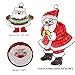 Ximkee 20pcs Christmas Santa Snowman Tree Gift Collection Iron-on or Sew-on Embroidered Patches Motif Appliques