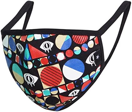 COOTERBOY Graphic Mask Unisex Fashion Antidust Face Mouth Mask Muffle Flu Surgical Washable Warm Reusable Ski Cycling Mask