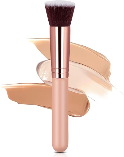 AOOWU Flat Top Foundation Brush Premium Multifuntional Makeup Tool
