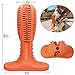 Wisedom Dog Toothbrush Stick-Puppy Dental Care Brushing Stick Effective Doggy Teeth Cleaning Massager Natural Rubber Bite Resistant Chew Toys for Dogs Pets