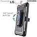 COVRWARE Iron Tank CASE for LG Stylo 2 / Stylo 2 Plus/Stylo 2 V, Built-in Screen Protector Heavy Duty Full-Body Rugged Holster Armor [Brushed Metal Texture Design] Case Belt Clip Kickstand, White