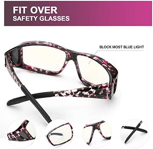 LVIOE Fit Over Blue Light Blocking Glasses and Computer ...