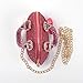 HOOLCHEAN Toddler Girls' Mini Sequins Handbags Random Color Pendant Little Girls Shell Shape Crossbody Bag Princess Purses, Pink