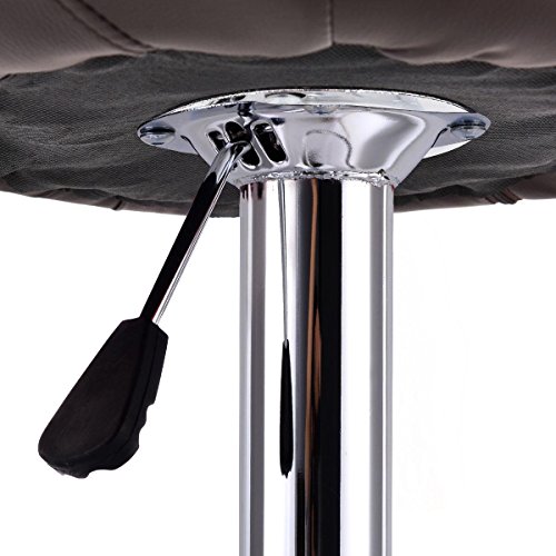 image for Bar Stool, GentleShower PU leather Barstool Single Semi Circle Shape 3