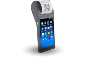 MULTZO POS PDA Q2i Receipt Printer 58mm High Speed Thermal Printer with Android 11, 5.5’’ Touch Screen. Handheld Mobil Point of Sale Tablet. Scan1D barcodes. Support 3G. 2 GB RAM + 16 GM ROM