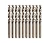 BEILI TOOLS HSS M35 Cobalt Twist Drill Bits, Pack of 10 (4.0mm, 5/32