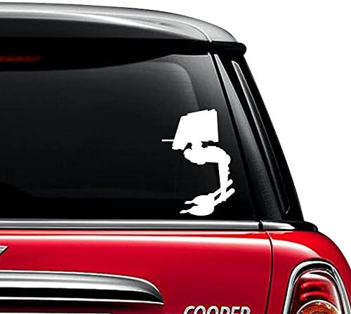 AT-ST Walker Vinyl Decal Sticker For Car Truck Motorcycle Window Bumper Wall Laptop Size- (6 inch) / (15 cm) Tall / Color- Gloss Black