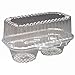 Pactive 2002 Clearview Bakery Cupcake Container, 2-compartment, 6.75 X 4 X 4, Clear, 100/carton