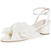 Loeffler Randall Women's Dahlia Pleated Bow Heels with Ankle Strap