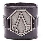 Assassins Creed Syndicate Wristband with Metal Logo Patch