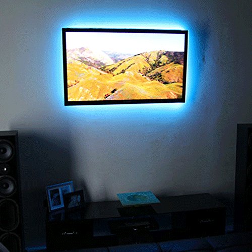 AENMIL 5050 USB Led Strip, Moving RGB Light Bar, 1M Color TV Deskto / PC Backlight Lighting with Static Bag Packing - Thumbnail 5