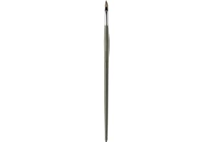 Escoda Modernista Series Artist Oil & Acrylic Long Handle Paint Brush, Size 0, Filbert