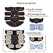 UYGHHK Abs Stimulator Muscle Trainer Ultimate Abs Stimulator Muscle Toner Toning Belt EMS ABS Toner Fitness Equipment for Abdomen/Arm/Leg + Butterfly Massager,10 Extra Gel Pads