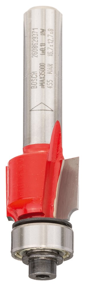 Bosch Accessories 2608629371"Expert" Rounding Router Bit, 0 V, Silver, 8 x 16.7 x 55 mm