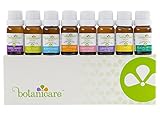 Premium Essential Oils Aromatherapy Kit, 8 10ml bottles Great for Aromatherapy diffuser, DIY Bath Bombs, lotion, soap making. Perfect Gift Set with dropper. Lavender, Peppermint, Grapefruit, Lemon.