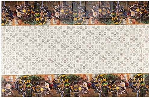 Amscan International 571716 Lego Ninjago Plastic Table Cover, 1.80 x 1.20 m