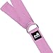 REEHUT Yoga Strap 6ft with Ebook - Durable Polyester Cotton Exercise Straps w/Adjustable D-Ring Buckle for Stretching, General Fitness, Flexibility and Physical Therapy Pink