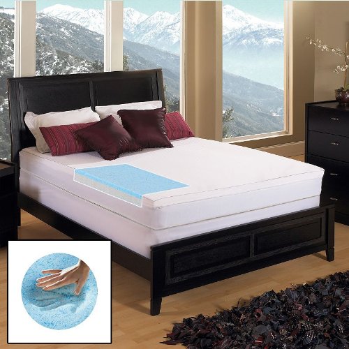Gel Memory Foam 3in. Mattress Topper Twin Simplythecase