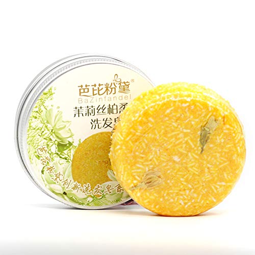 Hair Soap, Oil Control Handmade Bar Hair Soap Smooth Healthy Natural Ingredient Anti-Dandruf, Hair Care Supplies(Jasmine)