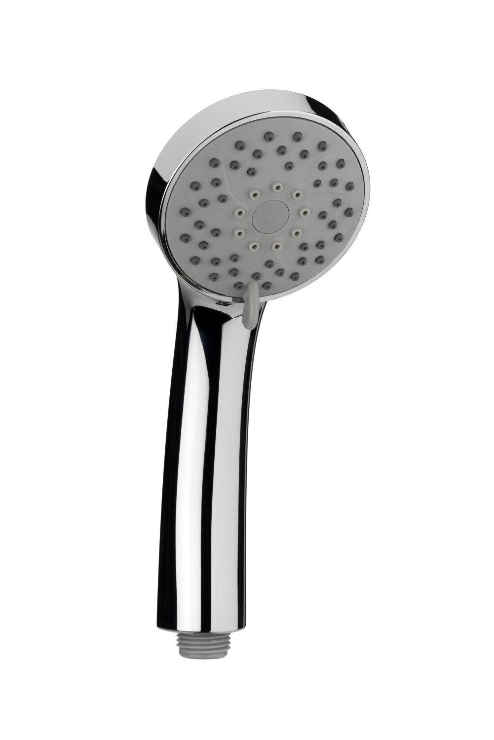 Croydex Essentials Three Function Shower Handset with Rub Clean Nozzles, Chrome, 198 x 87 x 72.2mm (HxWxD)