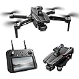 AE86 PRO MAX+, Lightweight 3x Mechanical Gimbal Mini Camera Drone with 8K HDR Video, 48-mins Flight Time, 2 Intelligent Flight Battery Plus for up to 59055ft (18km) Video Transmission, True Vertical Shooting, GPS Auto Return Integrated, Remote Controller Used as Pad