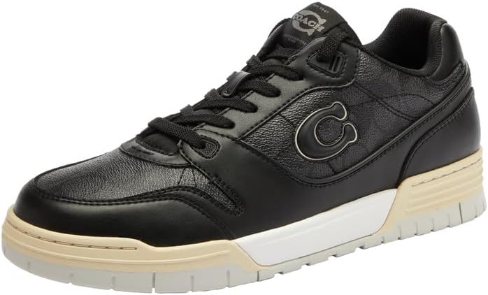 Amazon.com | Coach CAQ10 MI5 9.5 D SOHO SNKR SIG Charcoal/Black