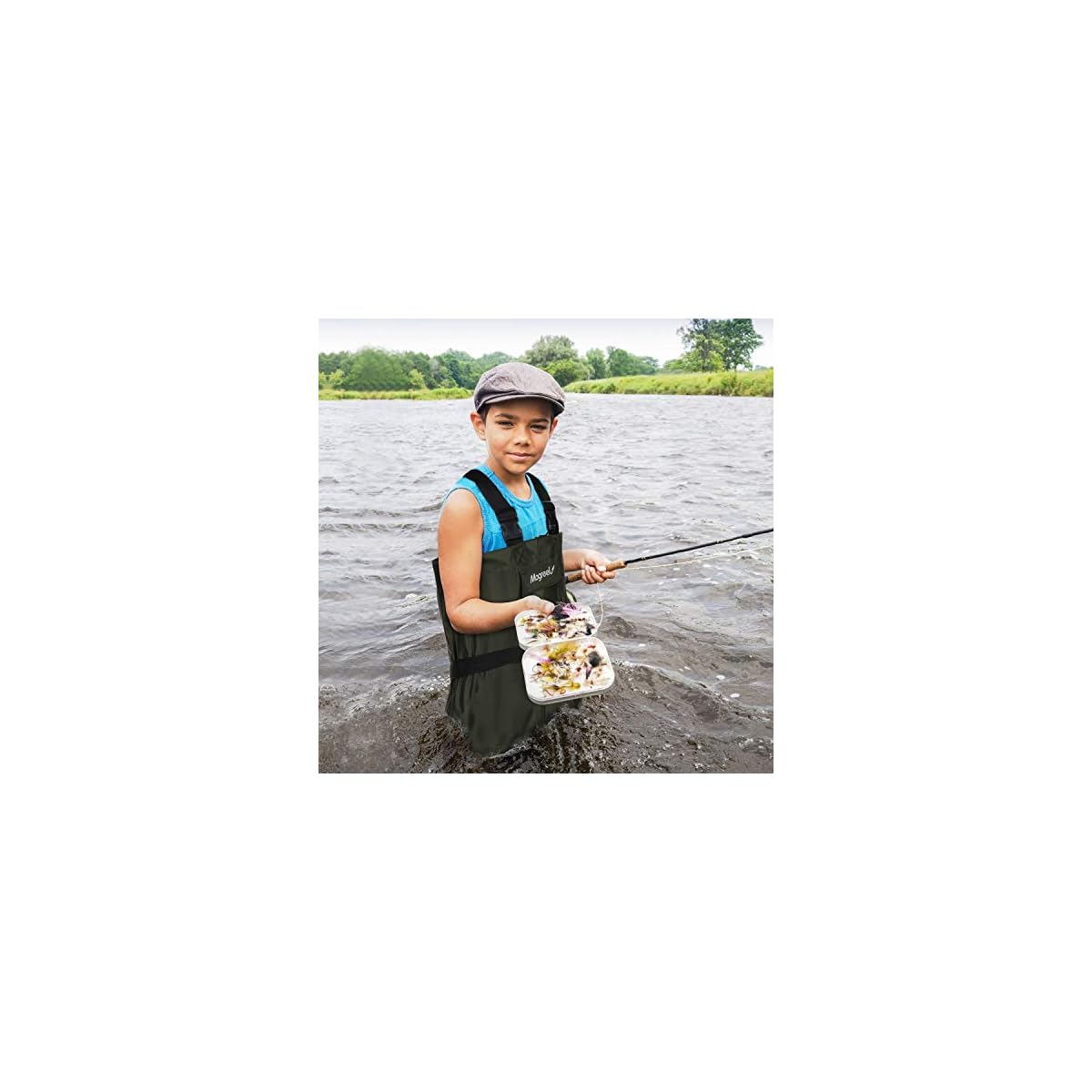 kids fly fishing waders
