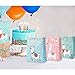 OurWarm 15Pcs Llama Party Supplies Tote Gift Bags, Llama Party Favor Bags for Birthday Baby Shower Party Decorations (Pink, Blue, Mint Green)