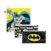 Bumkins Reusable Sandwich and Snack Bags, for Kids School Lunch and for Adults Portion, Washable Fabric, Waterproof Cloth Zip Bag, Travel Pouch, Food-Safe, 3-pk Batman DC Comics