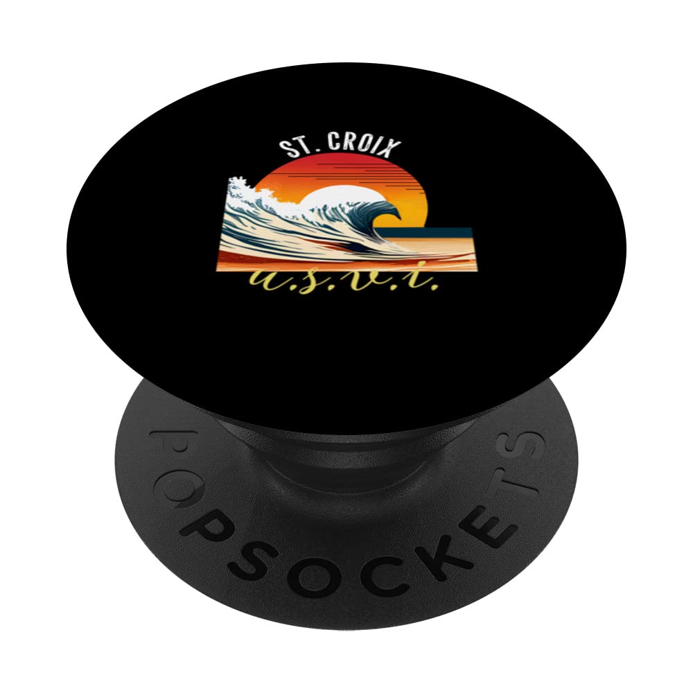 Retro Vintage St. Croix Souvenir Apparel - St. Croix PopSockets Swappable PopGrip