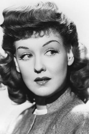 Ann Savage In Scared Stiff Curled Hair Looking Over Left Shoulder