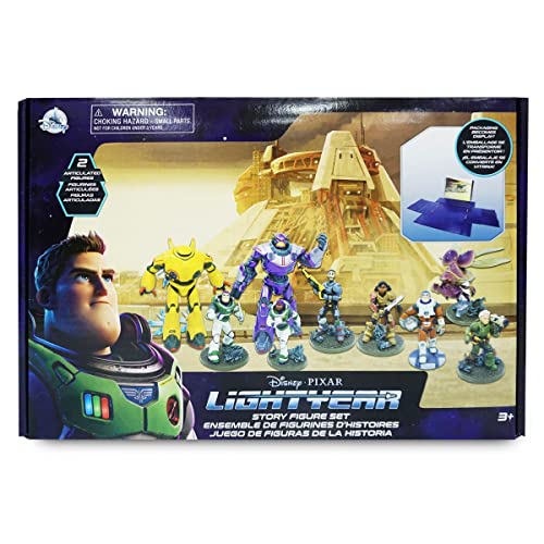 Disney Pixar Buzz Lightyear Figure Set - 9 Pieces from The Movie ...