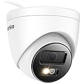 ANNKE 4K/8MP Dome PoE Security Camera Outdoor, Color Night Vision, White | AI Human/Vehicle Detection, Smart Dual Light, Audio Recording, Easy Remote Access, IP67, H.265+, Support up to 512GB TF Card