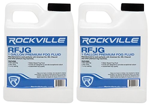 2) Rockville RFJG Gallons Fog/Smoke Juice Fluid For Chauvet/American DJ Machines
