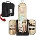 Hanging Toiletry Bag | Waterproof - Toiletry Bag | Travel Toiletry Bag-Women-Men | With Unique Drawstring Backpack | Great as a GlFT | Toiletry Bag For Women | Cosmetic Travel Bag & Brush Holder