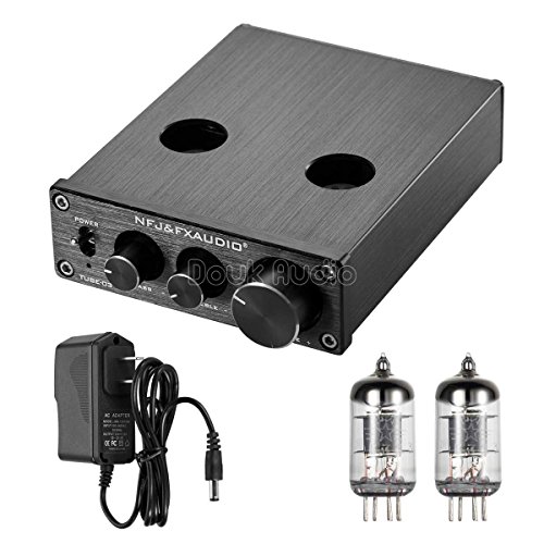 Nobsound Mini 6J1 Vacuum Tube Preamplifier Hi-Fi Stereo PreAmp Treble & Bass & Volume Control (Black) - Thumbnail 7
