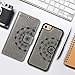 CASEOWL iPhone 7/iPhone 8/SE 2nd (2020) Case Wallet with Detachable Slim Case Fit Magnetic Car Mount, Card Solts Holder, Embossed Mandala Pattern Flower Floral Vegan Leather Flip Wallet Case [Gray]