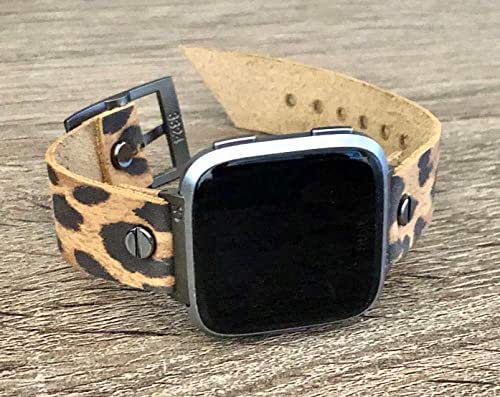 fitbit leopard print strap