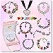 Timeline Treasures European Charm Bracelet Charms and Beads For Men and Women Jewelry, Platinum and Silver Spacers
