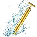 Beauty Bar 24k Golden Pulse Facial Massager with Battery, Anti-Aging Face Massage Tool for Sensitive Skin Face Pull Tight Firming Vibrating System (NewGold)