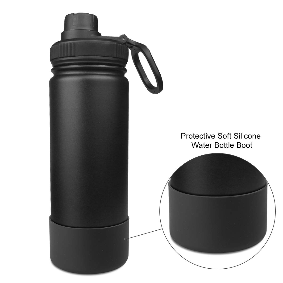hydro flask protective soft silicone water bottle flex boot