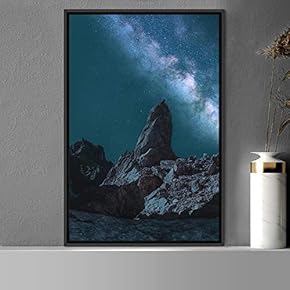 signwin Framed Canvas Sky of Stars Astronomy &...