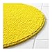 Ikea Yellow Supersoft Bath Shower Mat Rug Bathmat Bathroom Floor Round