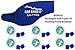 Ear Band-It Ultra Swimming Headband with Putty Buddies earplugs - 6 Pair Soft Silicone Premium Ear Plugs - The Best Swim Headband and Earplugs - Doctor Recommended