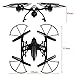 KYToy 509G 5.8G FPV RC Helicopter 2.4GHz 4CH 6 Axis Drone 2.0MP HD Camera Quadcopter with LED Light and CF Mode & LCD Screen &Camera (509G)