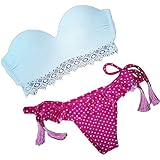 HOT Sale!Women Bikini Set Sexy,Canserin Push-up Swimwear (M, Pink)