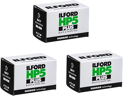 Ilford HP5 Plus 400 ISO 35mm Black and White Film 36 Exposure 1 Cartridge