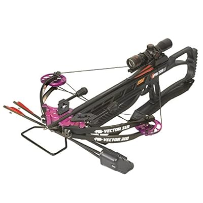 PSE Vector 310 Crossbow Package with Purple Accents, Black